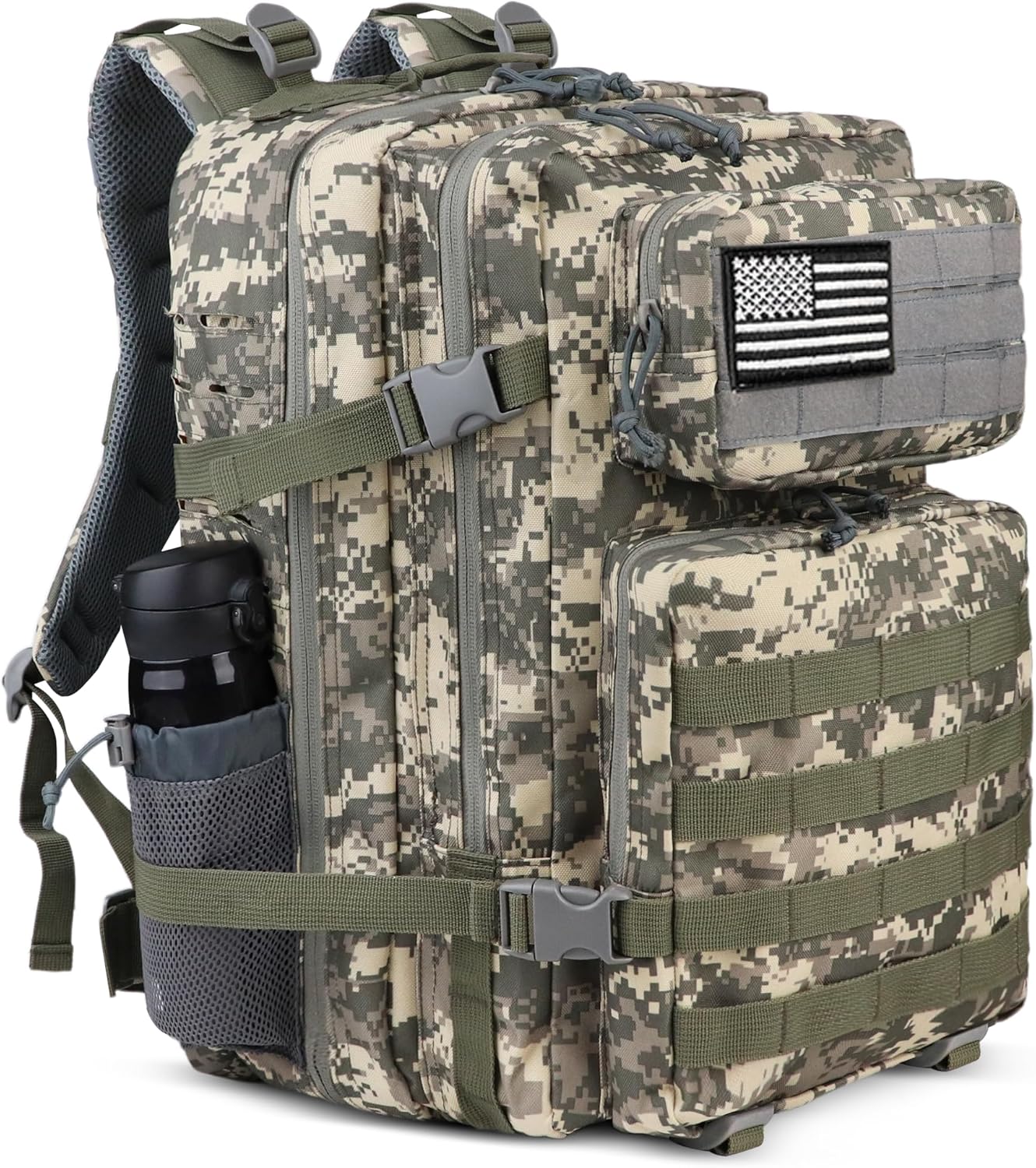 Zavothy 45L Military Tactical Backpack for Hiking and Travel