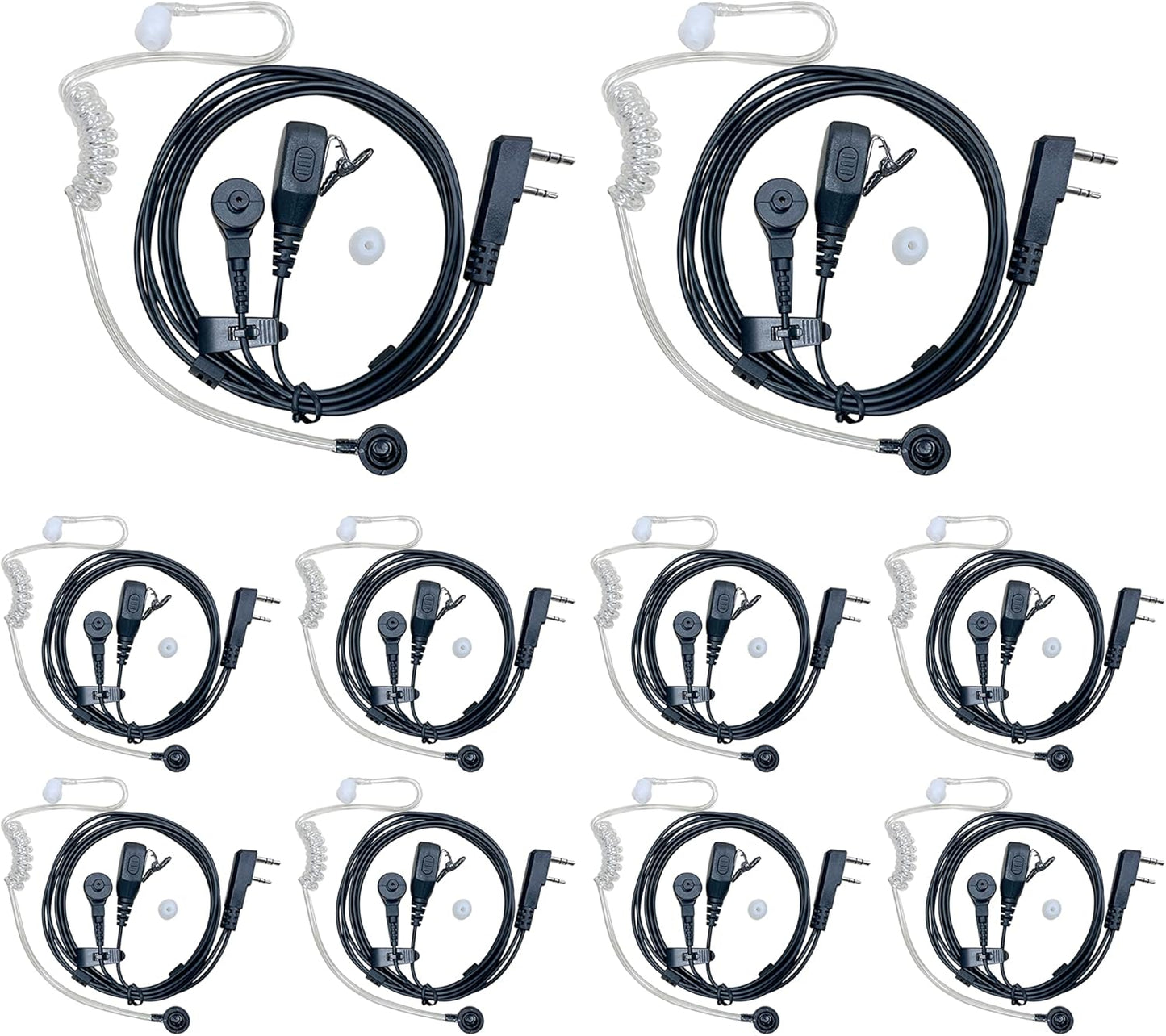 SHON Walkie Talkie Ear Pieces for Clear Sound and Comfort