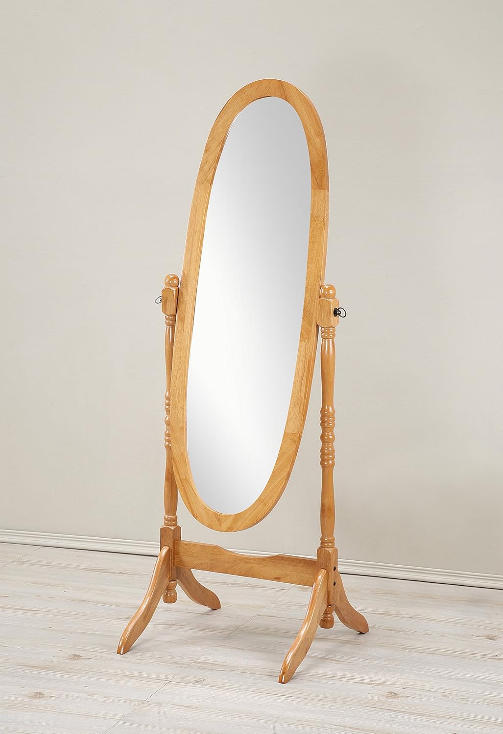 Roundhill Furniture Traditional Queen Anna Style Cheval Mirror