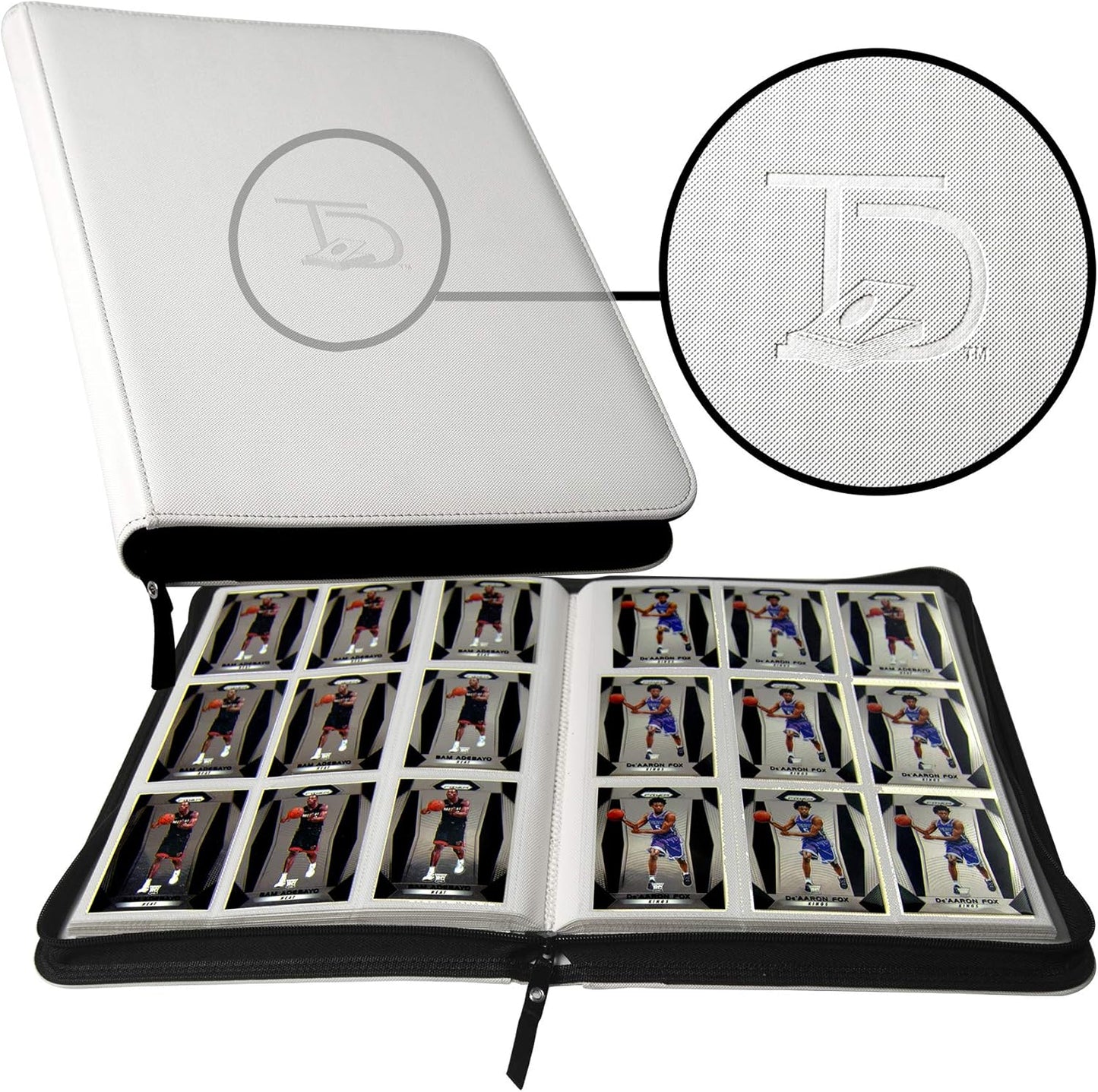 TopDeck 500 Card Ringless Zip Binder Pro for TCG Storage