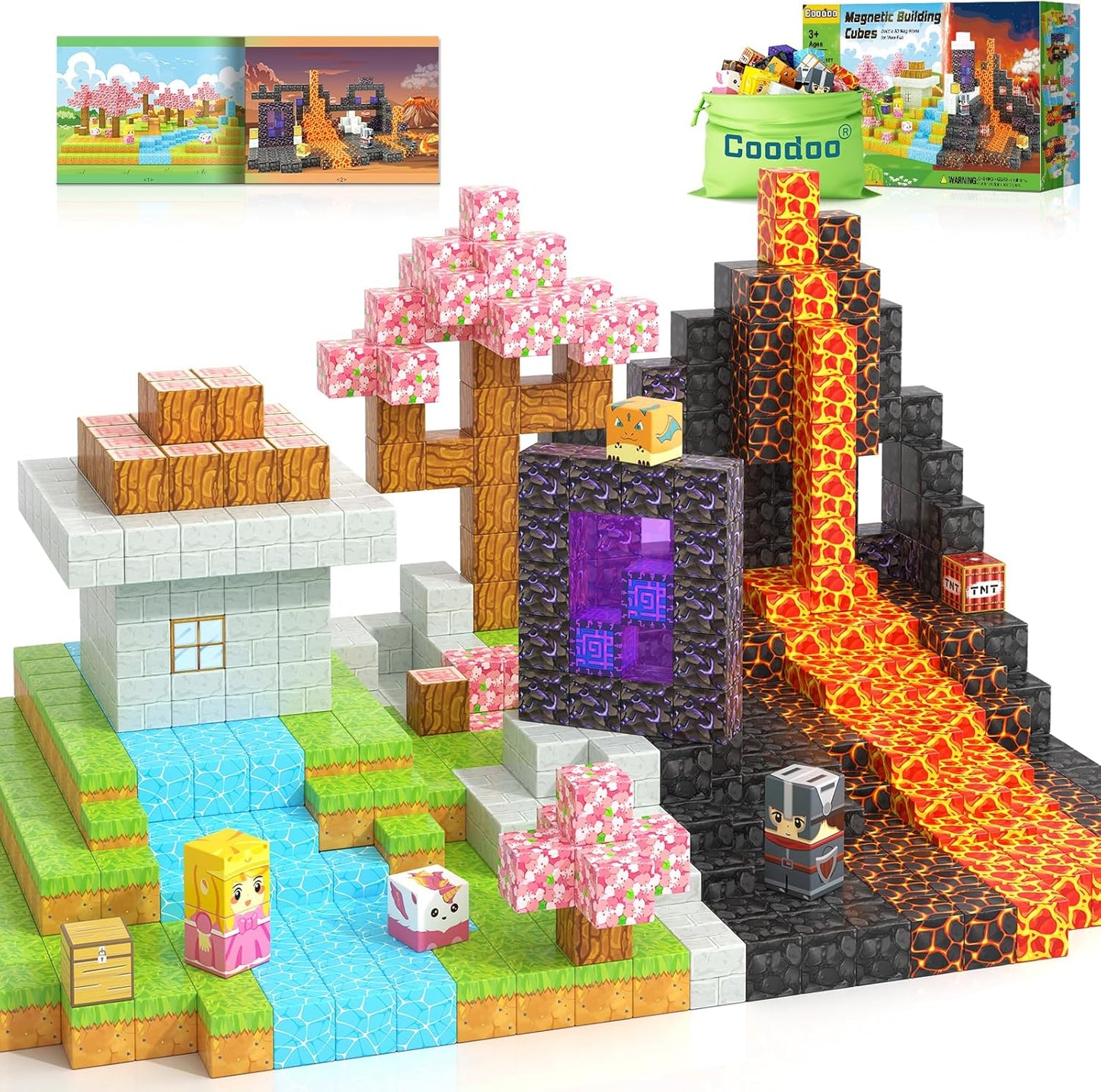 Coodoo Magic Portal Magnetic Blocks - STEM Toddler Toys