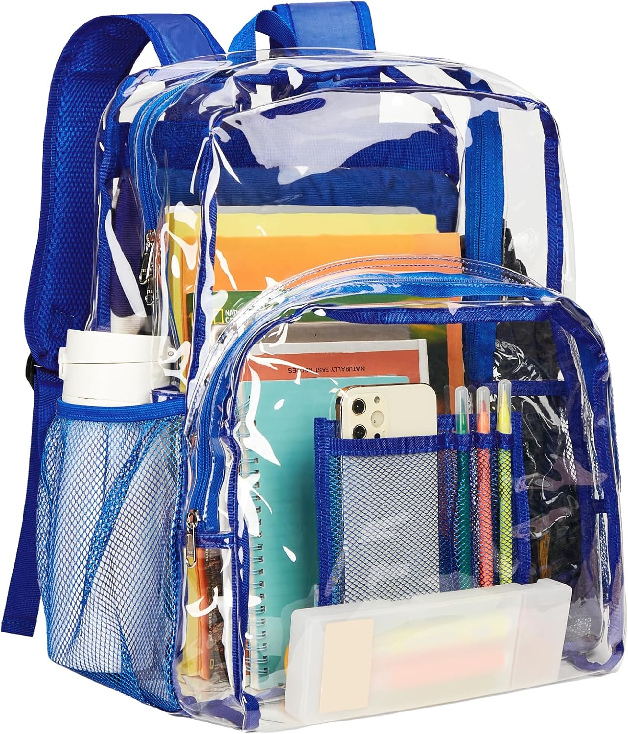 Vorspack Clear Backpack Extra Large Heavy Duty PVC Design