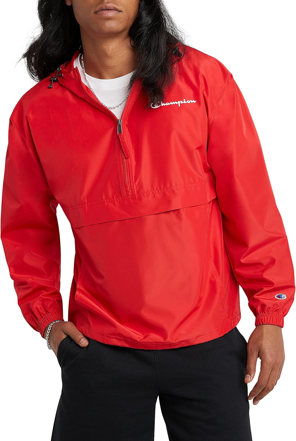 Champion Men's Stadium Full-Zip Jacket: Wind & Water Resistant