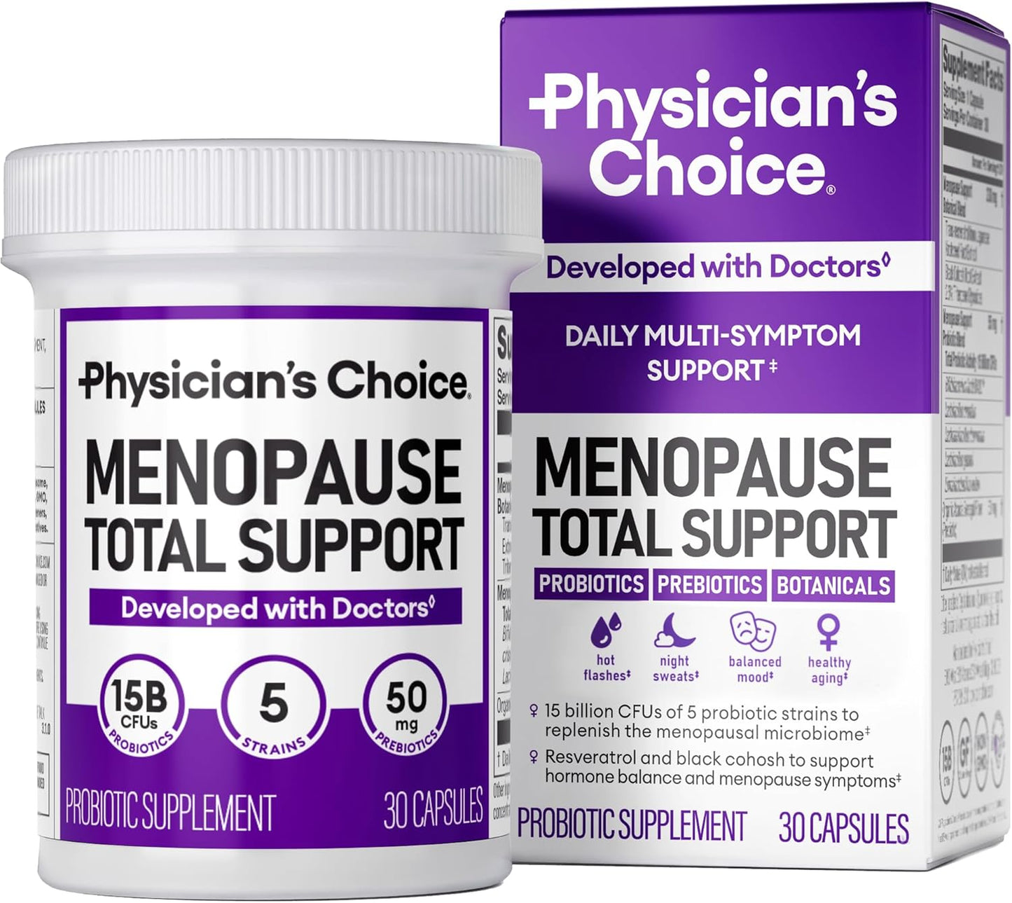 Menopause Probiotic Supplement for Women - Hormone Balance & More