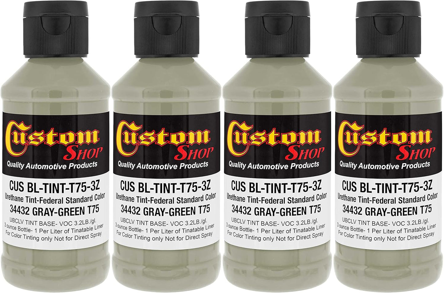 Custom Coat Camouflage Series Urethane Tint Concentrate Pack of 4