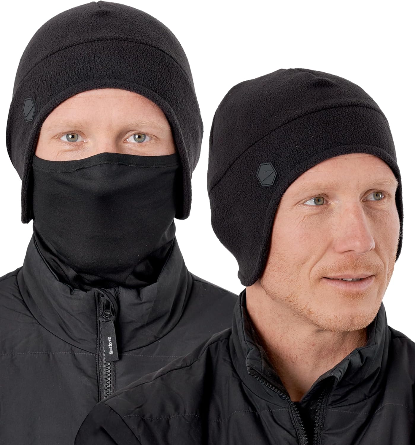 Tough Headwear Winter Skull Cap with Face Cover - Stay Warm & Cozy