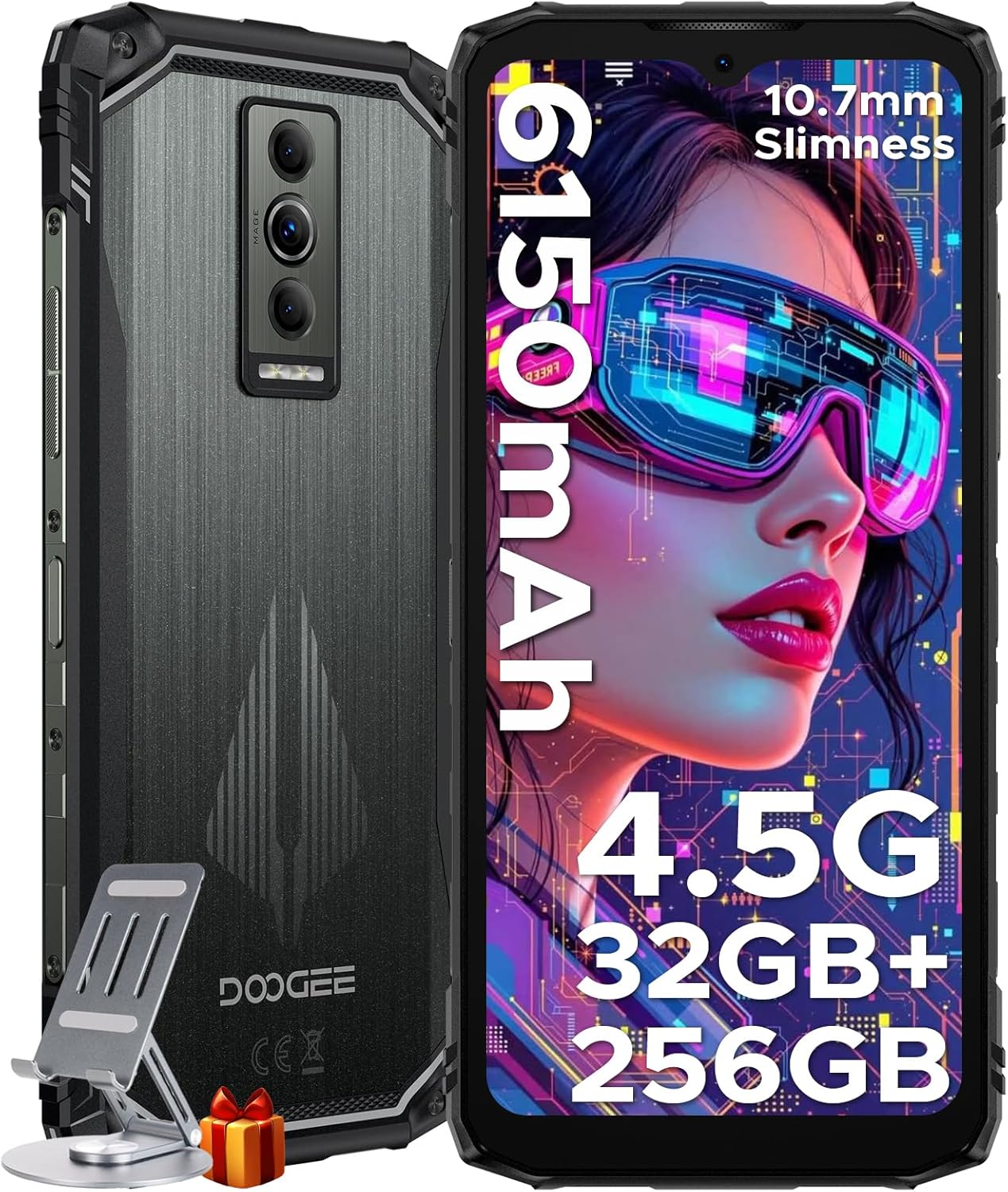 DOOGEE Blade 10 Pro Energy Rugged Phone with 6150mAh Battery