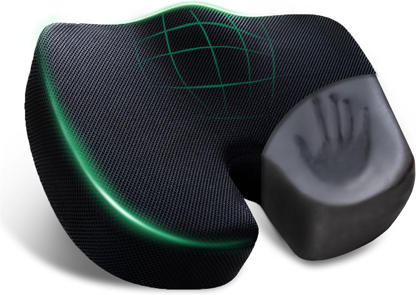 Ergonomic Memory Foam Seat Cushion - Pain Relief & Support