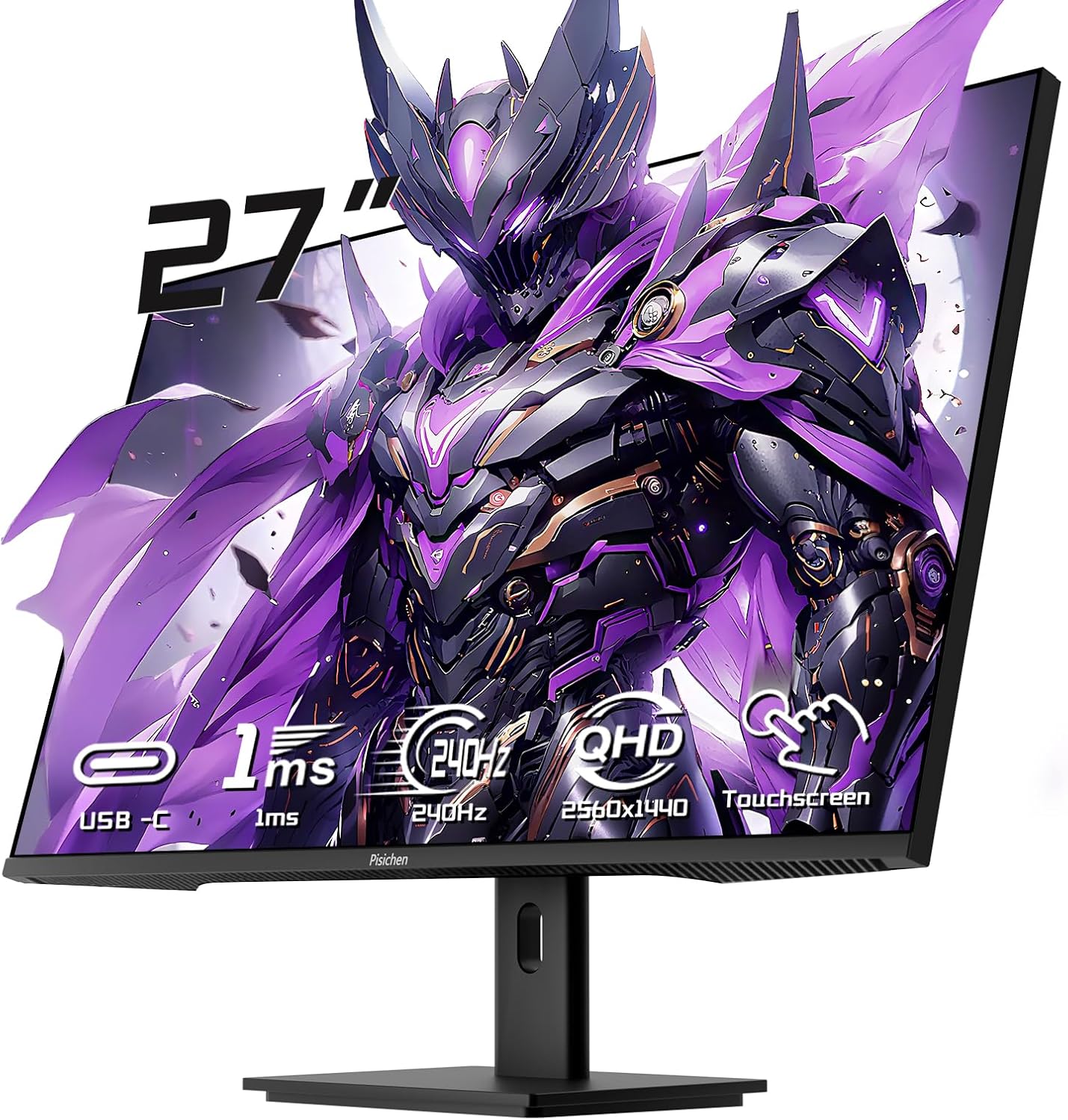 27 Inch Touch Screen Monitor with 240Hz Refresh Rate for Gaming