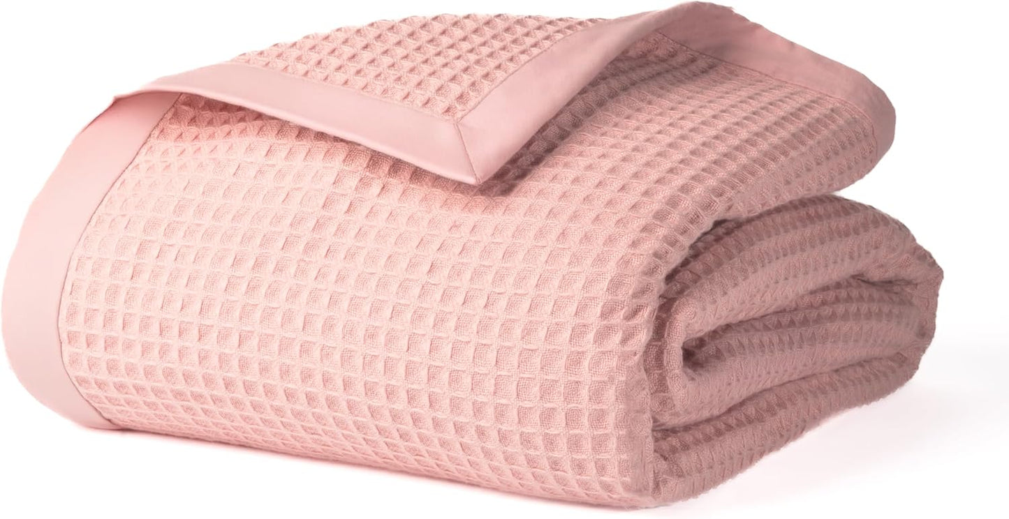 Organic Cotton Throw Blanket for Cozy All-Season Comfort