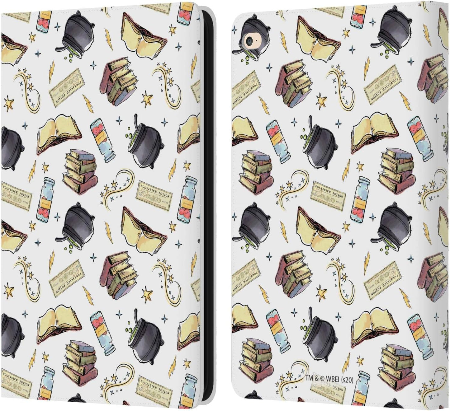 Harry Potter Hogwarts Pattern Leather Wallet Case for iPad Air 2