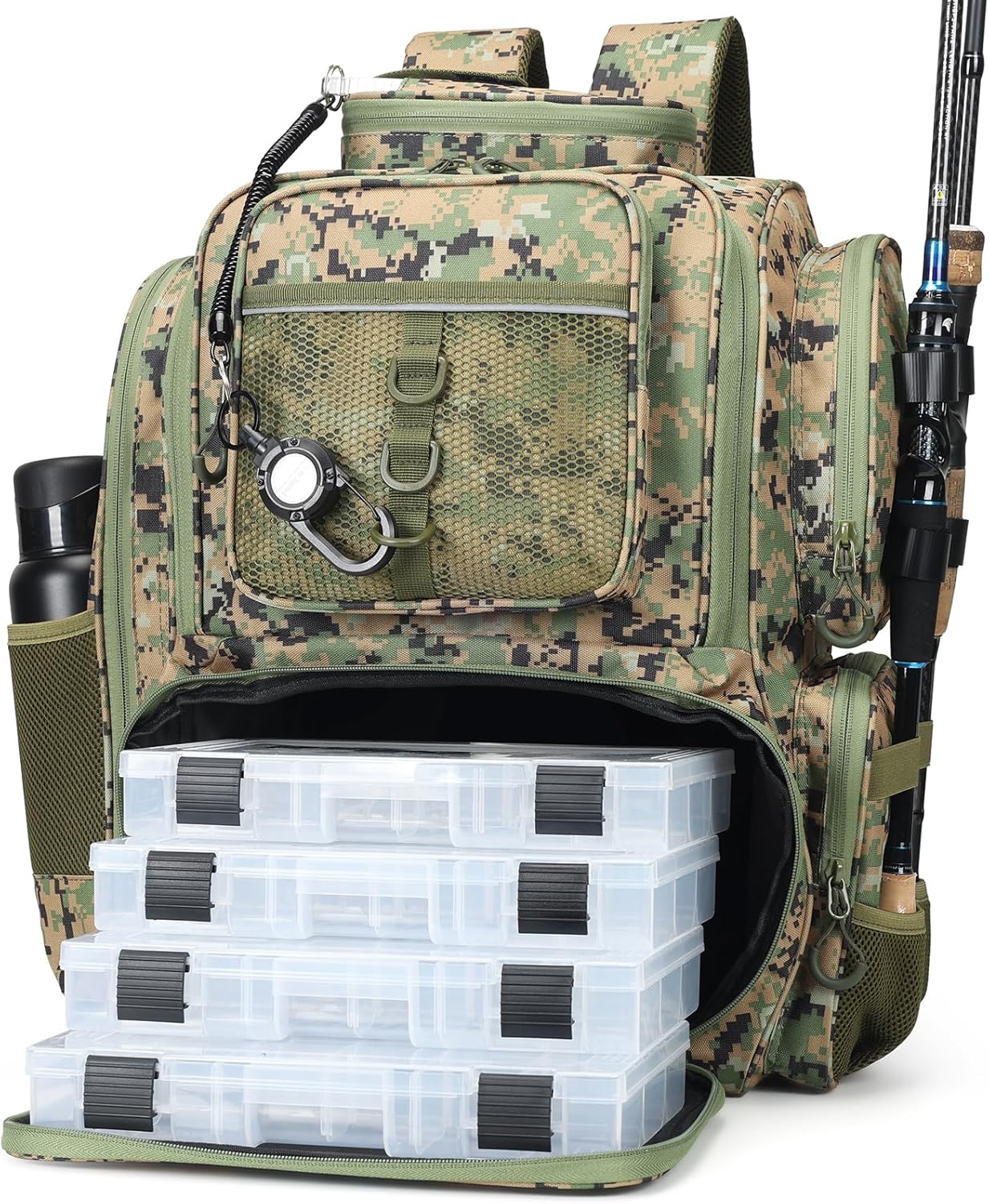 WANOON Waterproof Tackle Backpack - 42L Capacity!