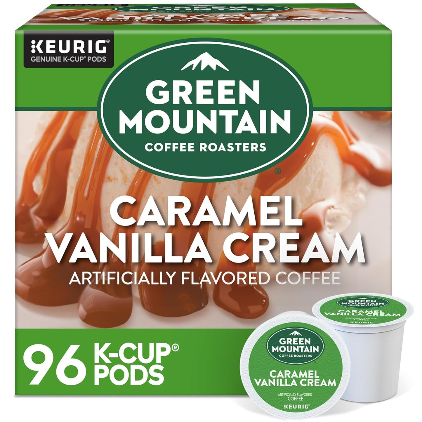 96-Count Caramel Vanilla Cream K-Cup Pods by Green Mountain