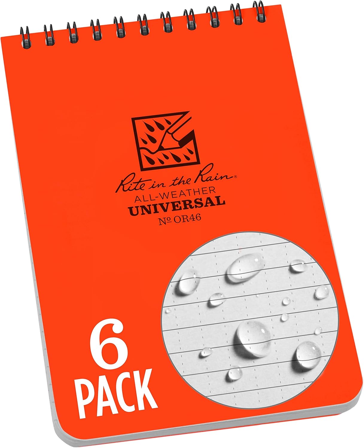 Rite in the Rain Weatherproof Top Spiral Notebook for All Conditions