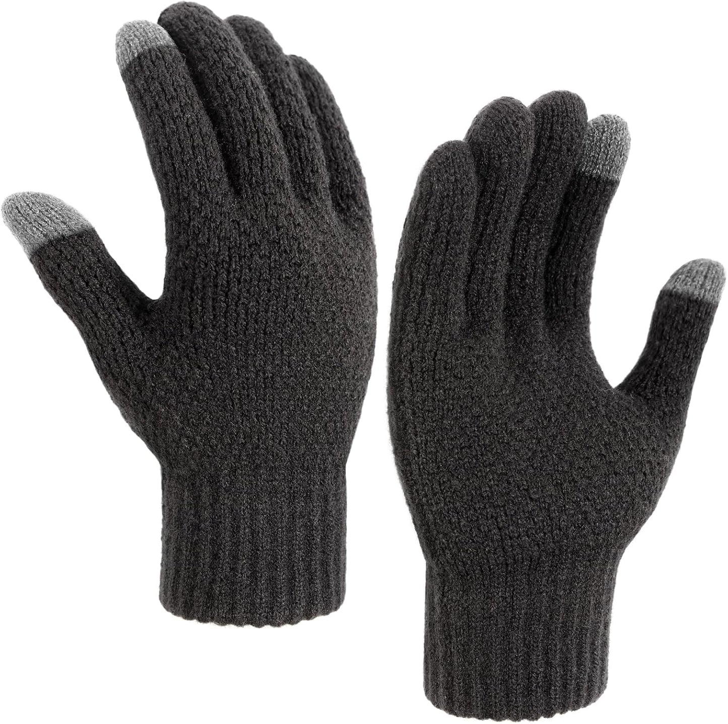 TOBEHIGHER Men's Winter Touchscreen Gloves - Keep Warm on the Go