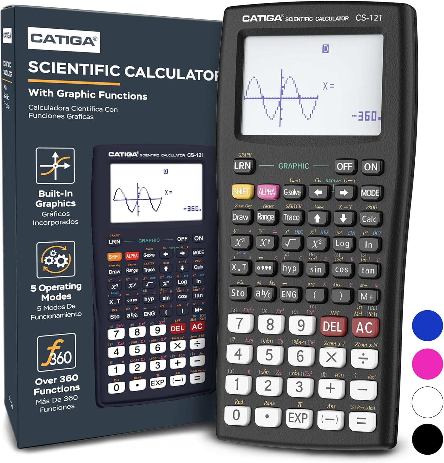 CATIGA Scientific Calculator with Graphic Functions for Students