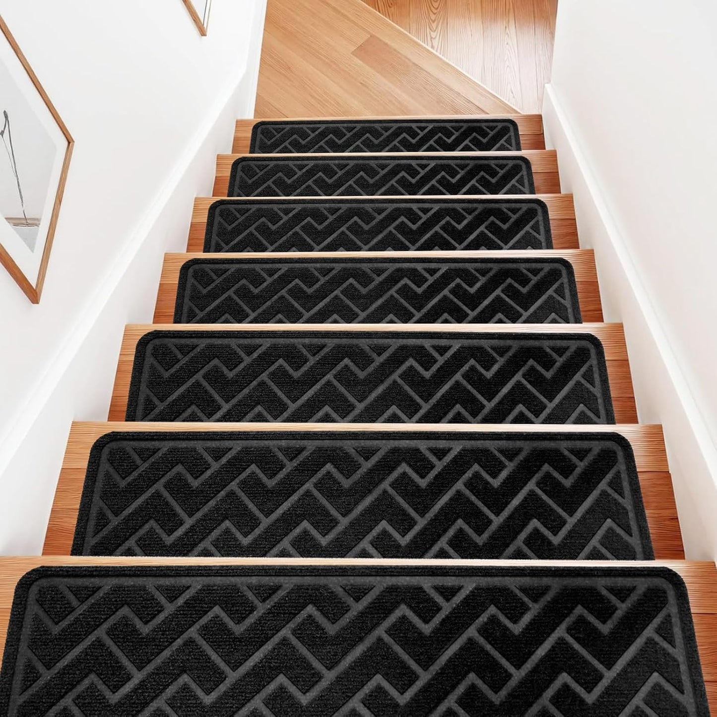 Non Slip Stair Treads 15 Pack for Wooden Steps and Safety