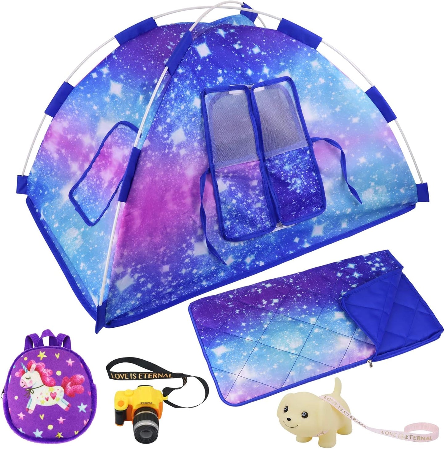 Ecore Fun 18 inch Dolls Camping Tent Set with Accessories