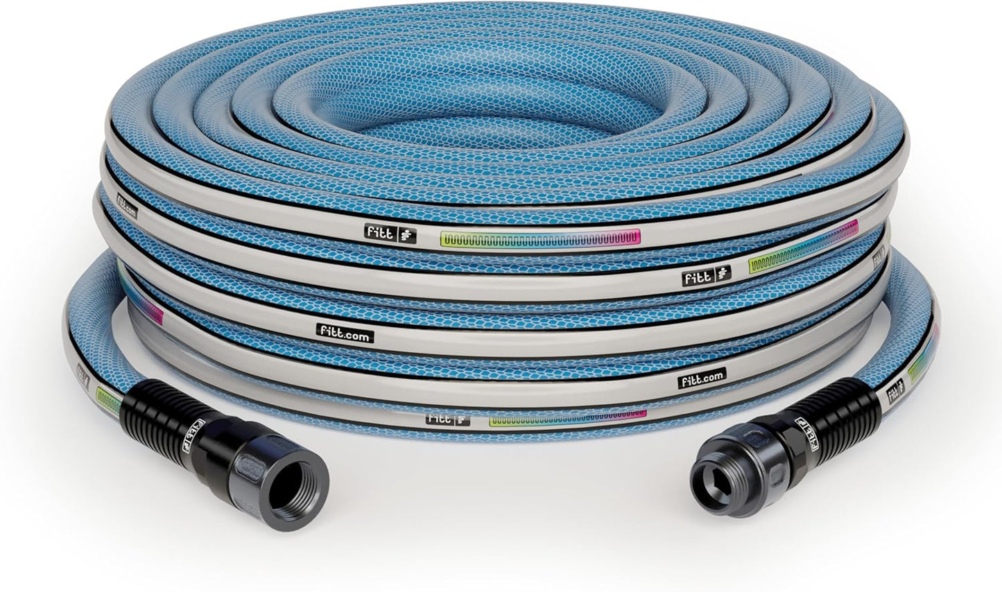 FITT Aquamaster 5/8in 50ft Flexible Garden Hose for Intensive Use