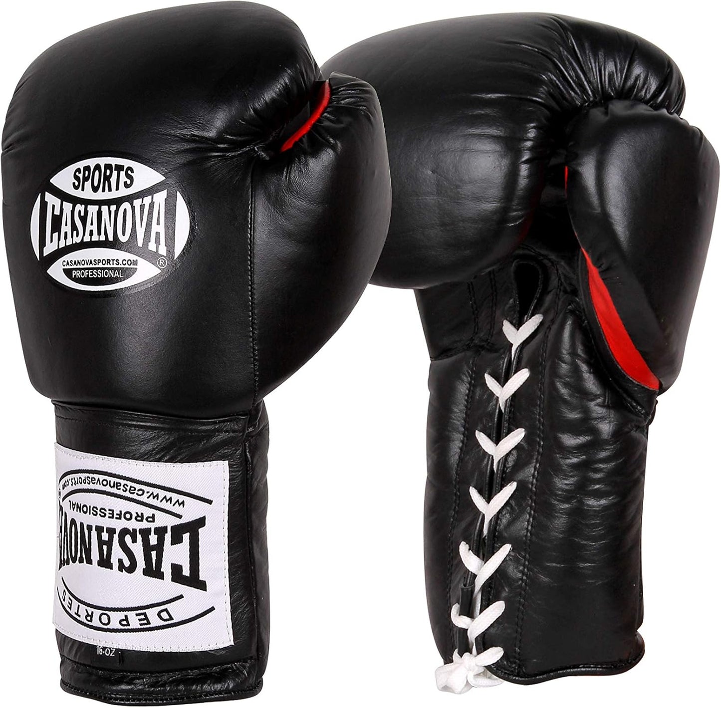 Casanova Lace-Up Leather Boxing Gloves - Ultimate Training Glove