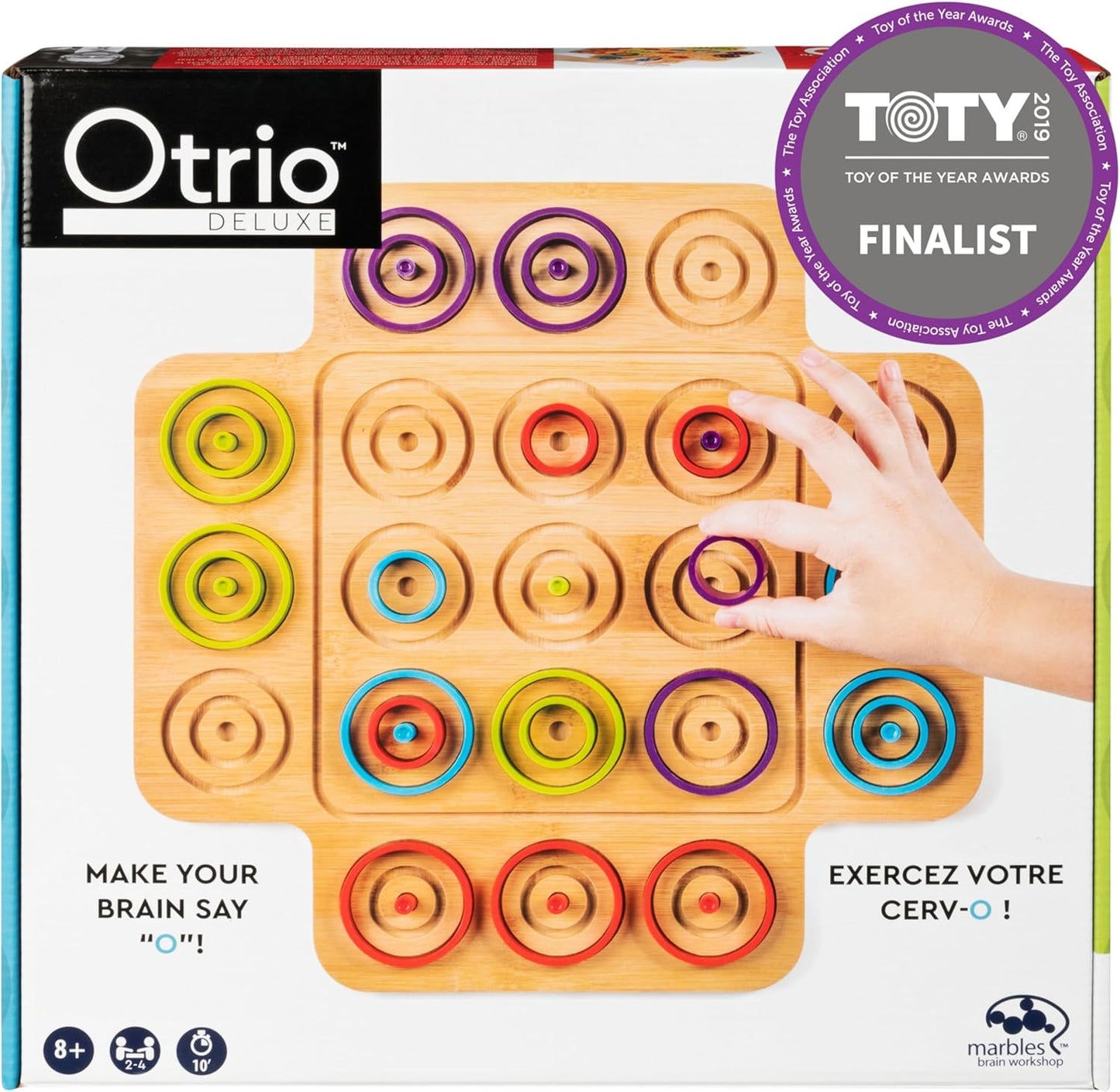 Otrio Wood Strategy Game - Engaging Interactive Puzzle Fun