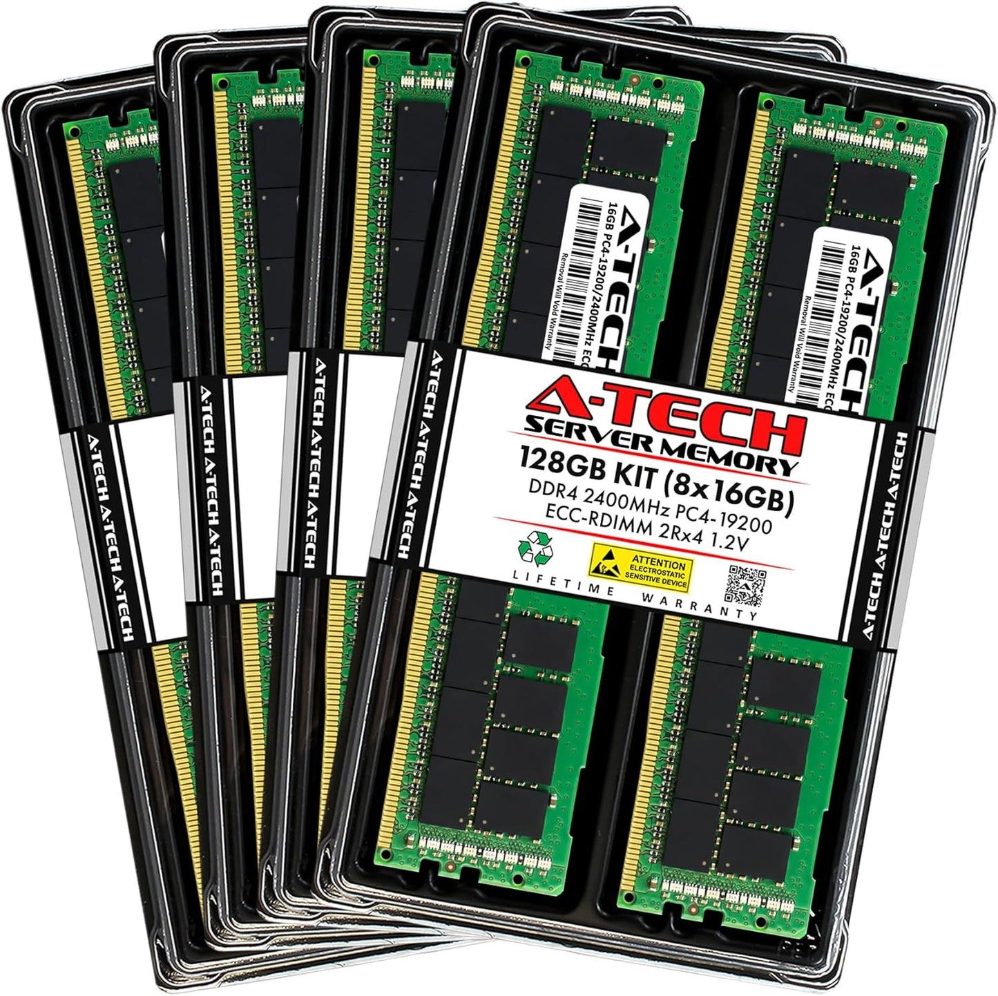 A-Tech 128GB DDR4 2400MHz ECC RDIMM Memory Upgrade Kit