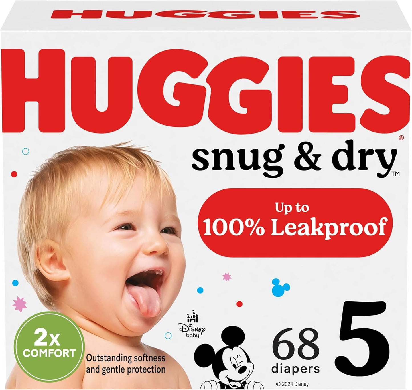 Huggies Size 5 Diapers - 12-Hour Leakage Protection!