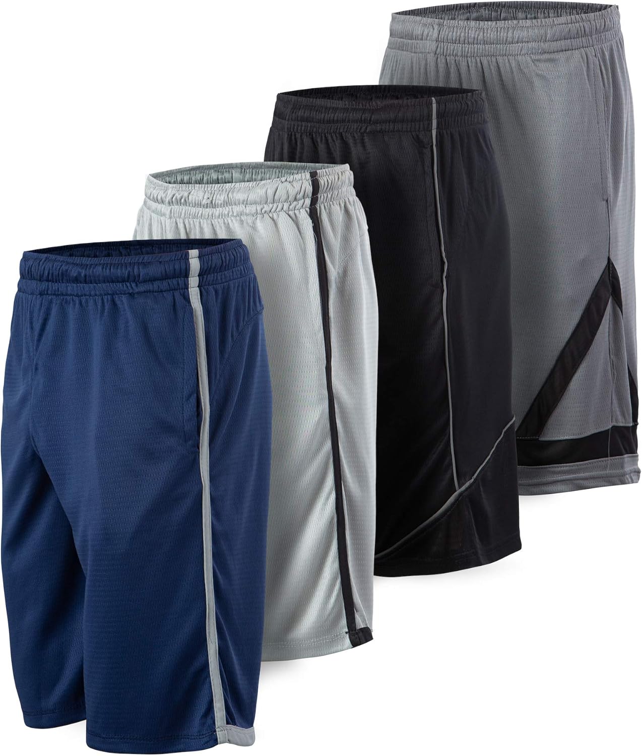 Men's Dry-Fit Sweat Resistant Athletic Performance Shorts