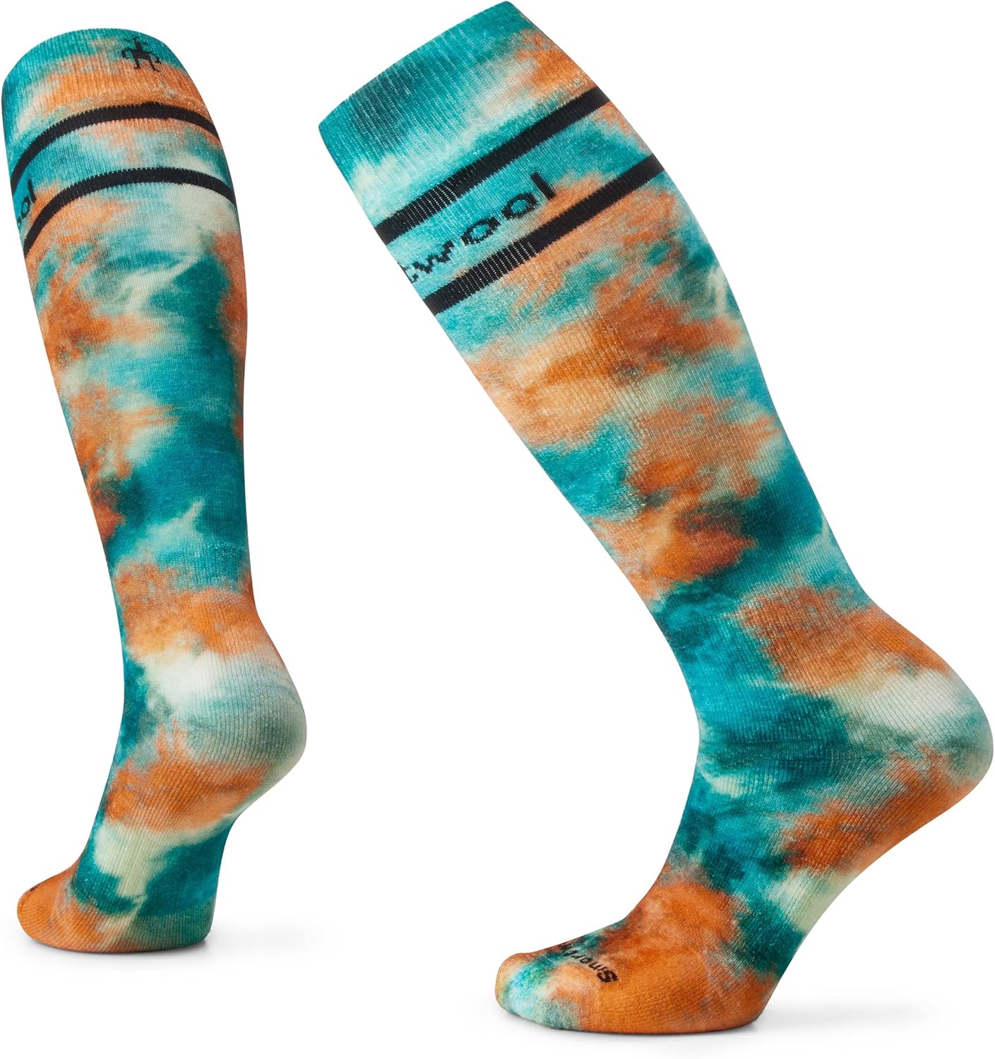 Smartwool Women's Ski Over-the-Calf Tie Dye Socks