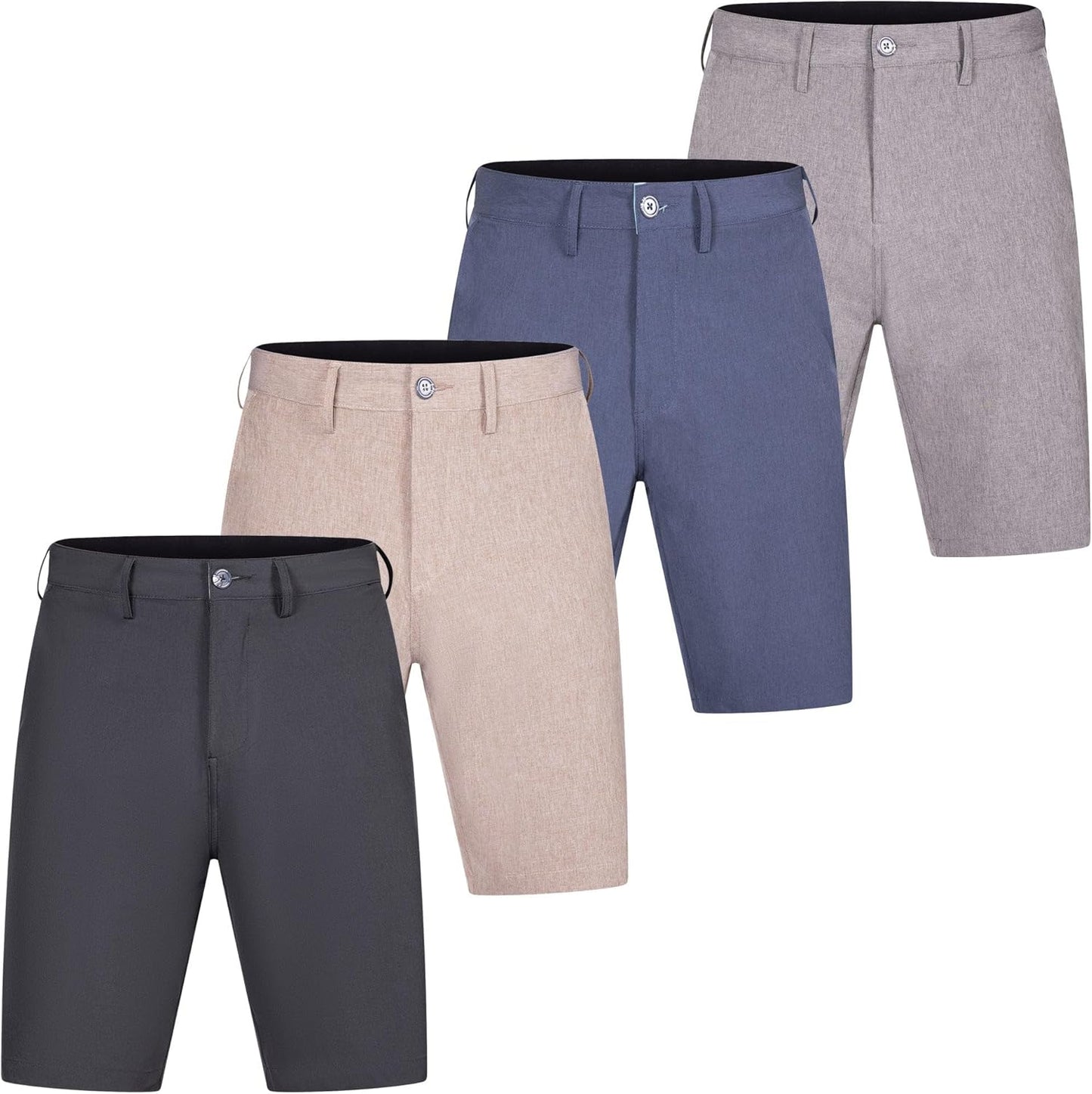 Mens Hybrid Casual Golf Shorts Quick Dry Stretch Board Shorts
