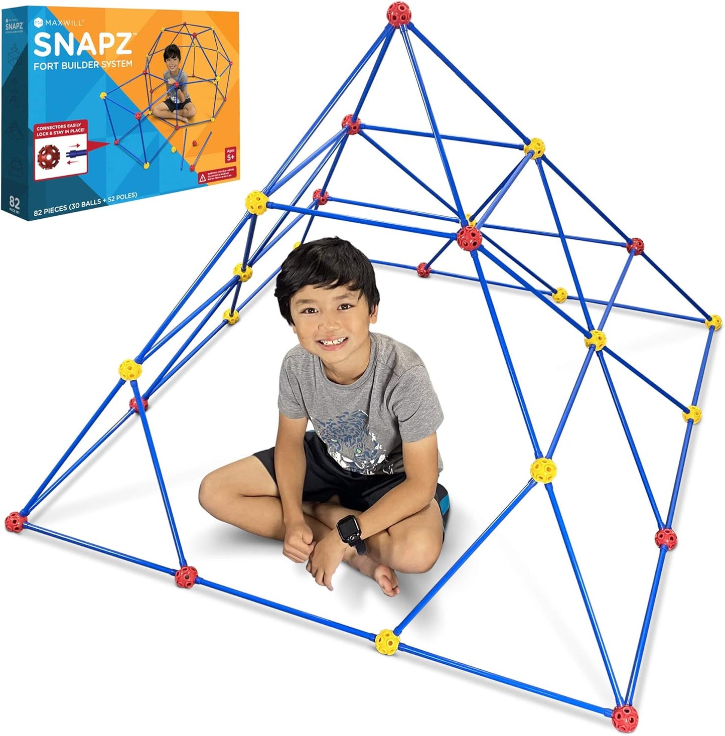 Maxwill Snapz Fort Builder Kit - Sturdy Indoor Fun