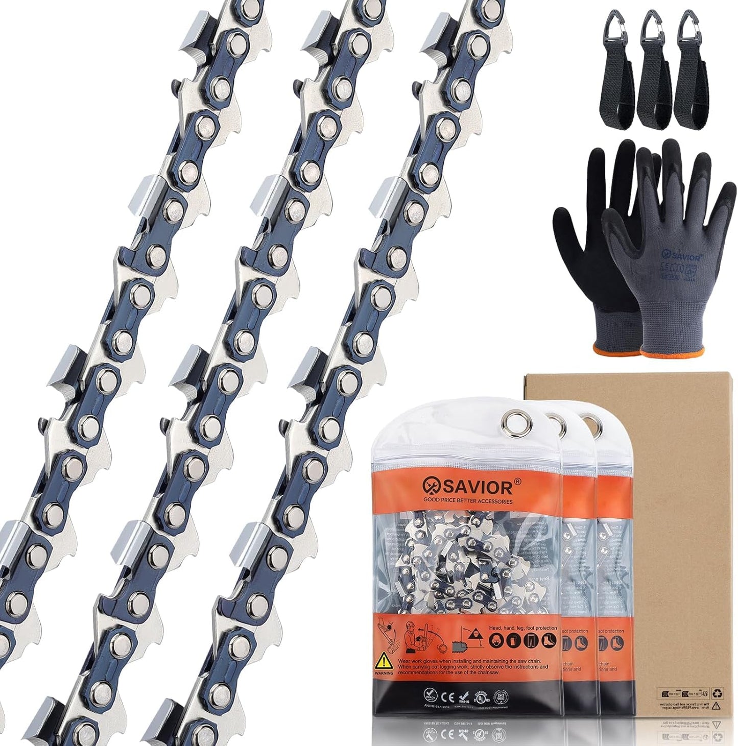 Savior 18 Inch Chainsaw Chain Replacement for MS 230 and More