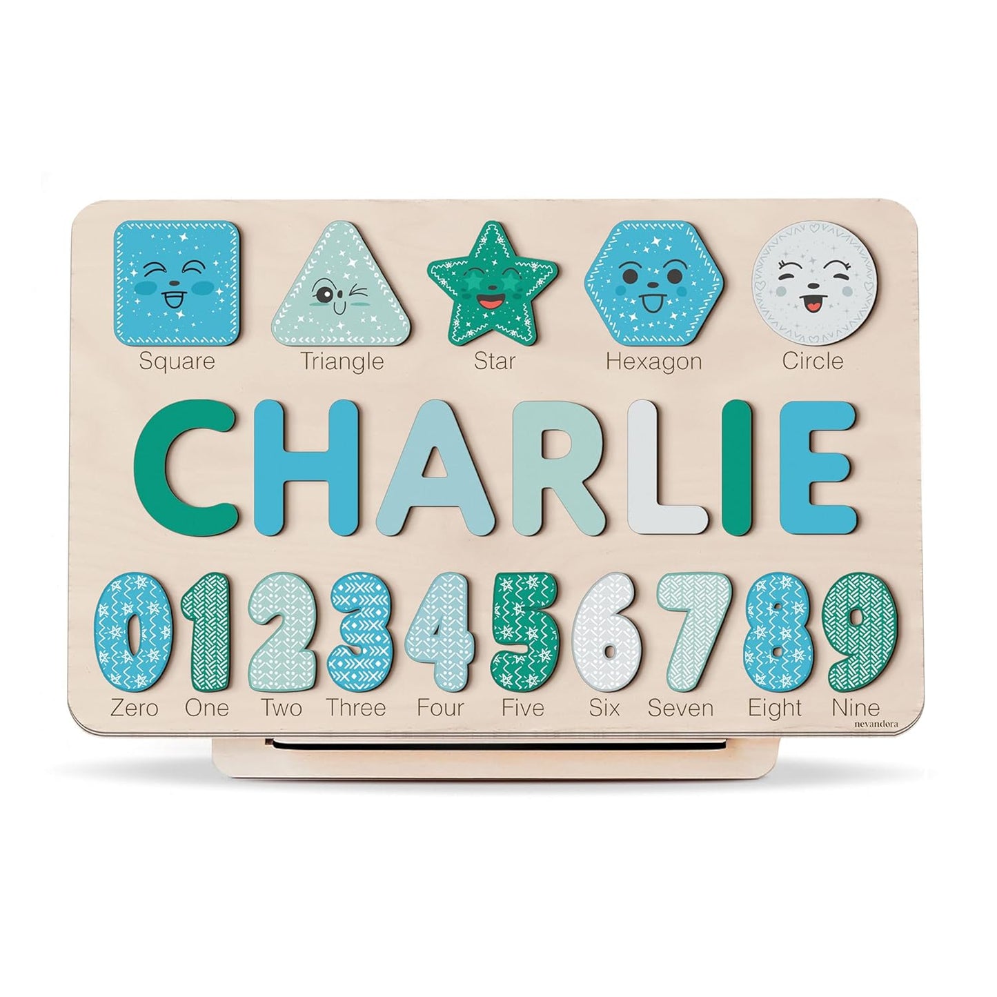 Personalized Baby Girl Name Puzzle for First Birthday Gift