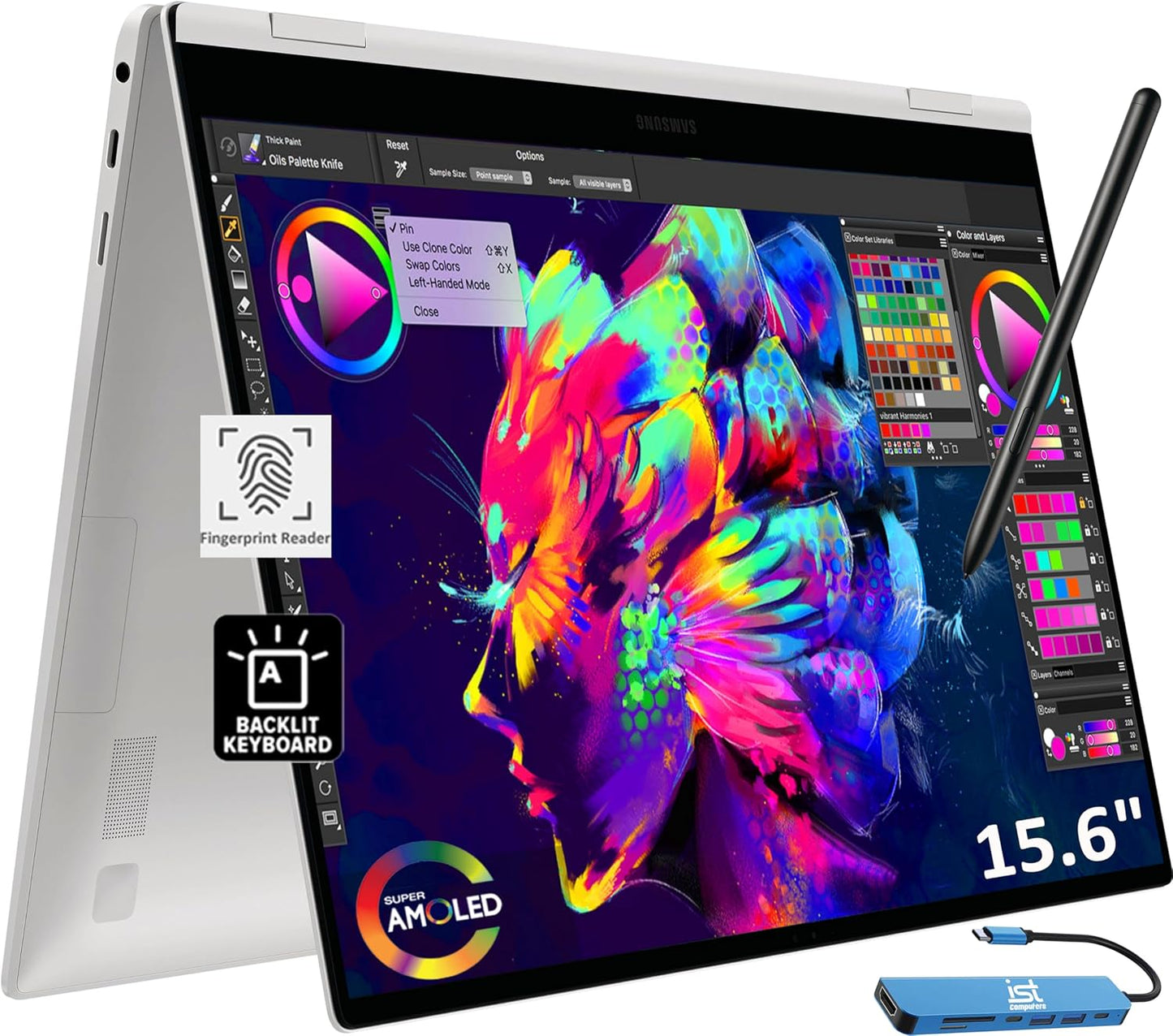 Samsung Galaxy Book Pro 360 2-in-1 Laptop for Creators and Designers