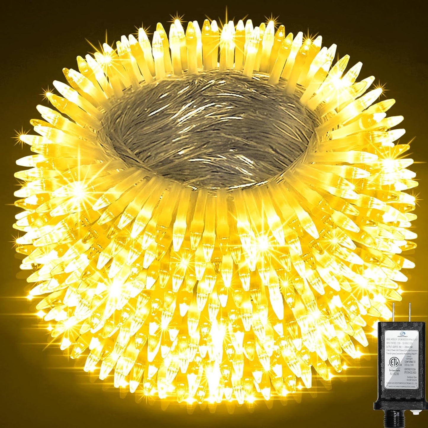 750 LED Christmas Lights for Outdoor Holiday Decor and More