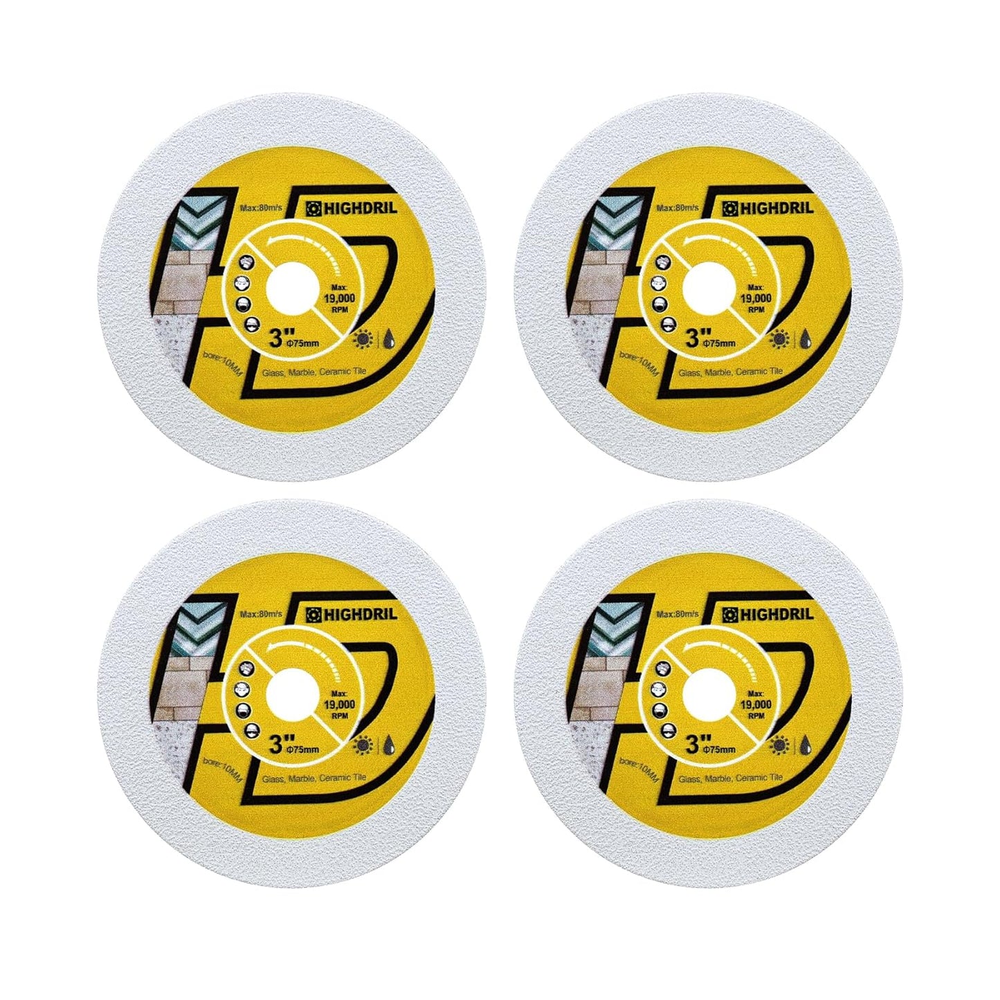 Diamond Glass Blade Set - Precision Cutting for Glass & More