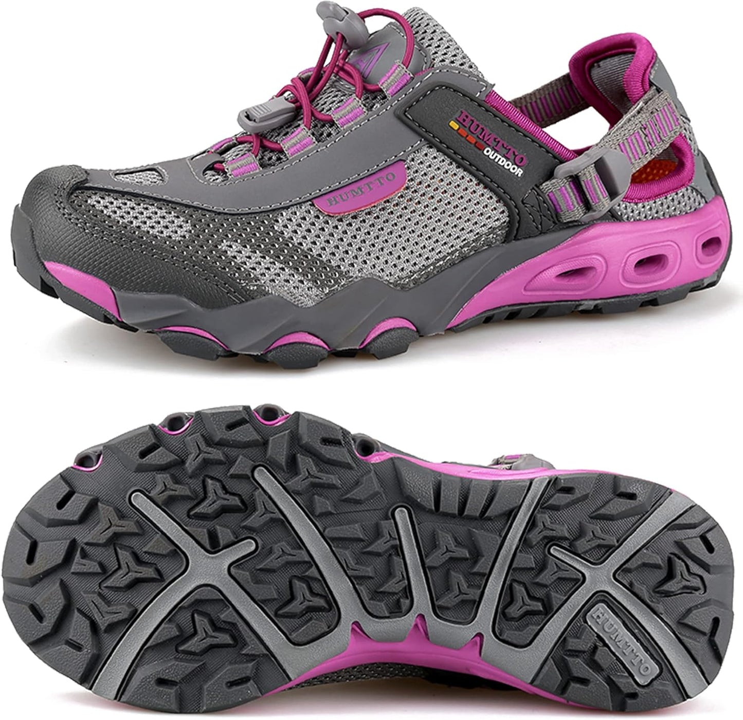HUMTTO Women's Amphibious Water Shoes - Quick Drying Non-Slip Sandals