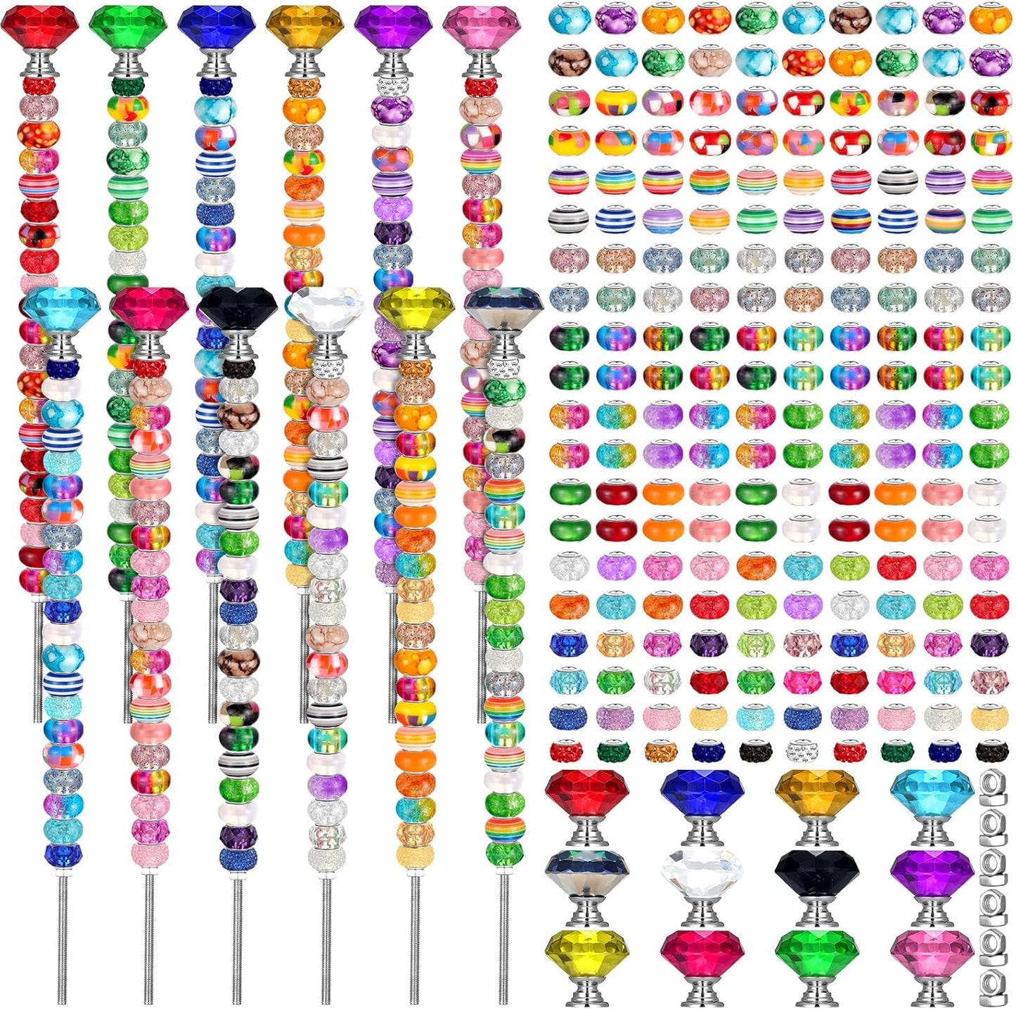 236 Pcs Garden Stake DIY Fairy Wand Plant Stake for Decor