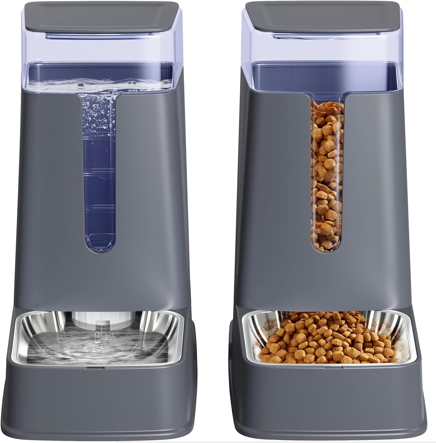 Automatic Cat Food and Water Dispenser Set for Pets
