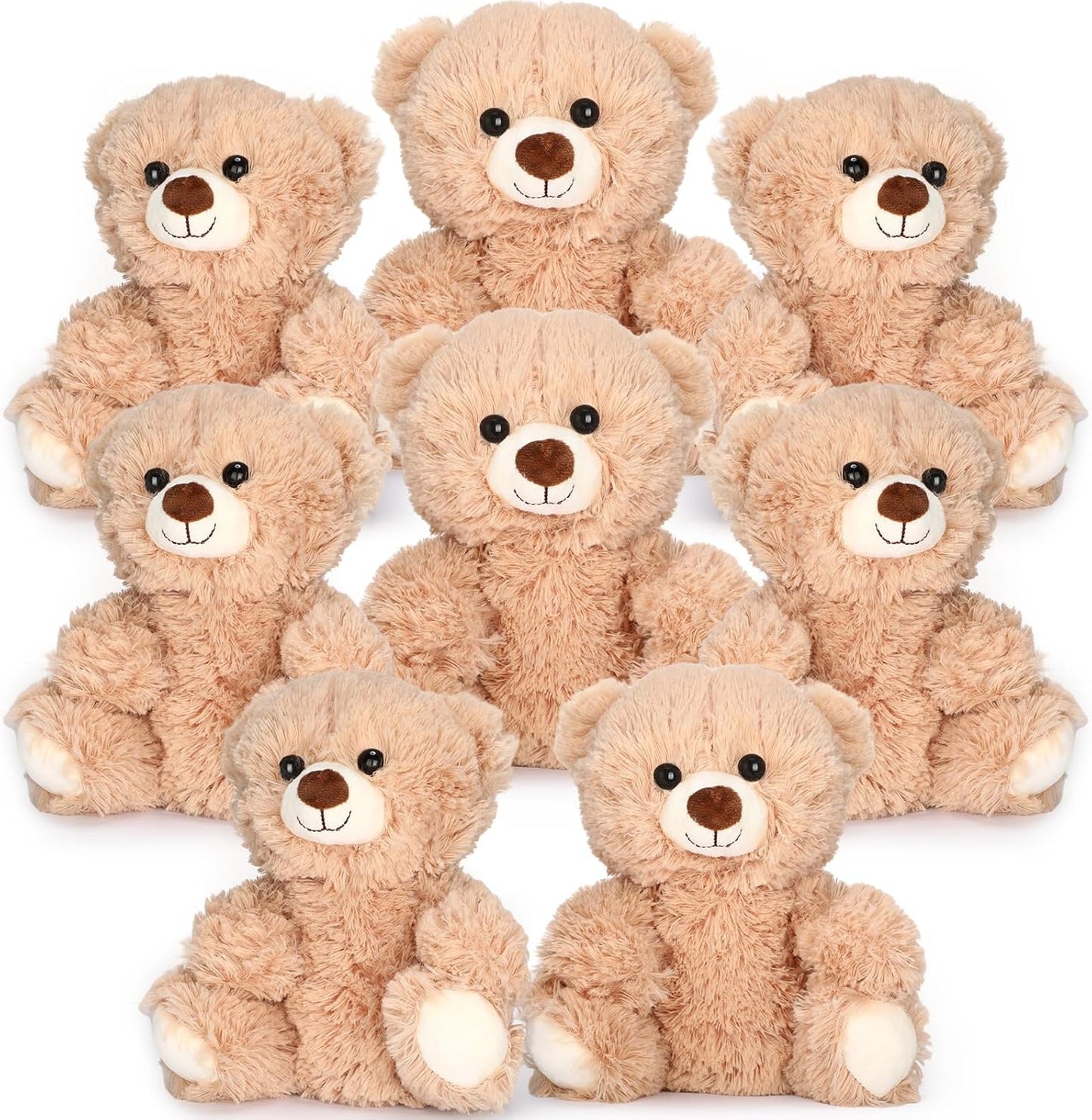 10 Inch Stuffed Animal Bears for Baby Showers and Parties