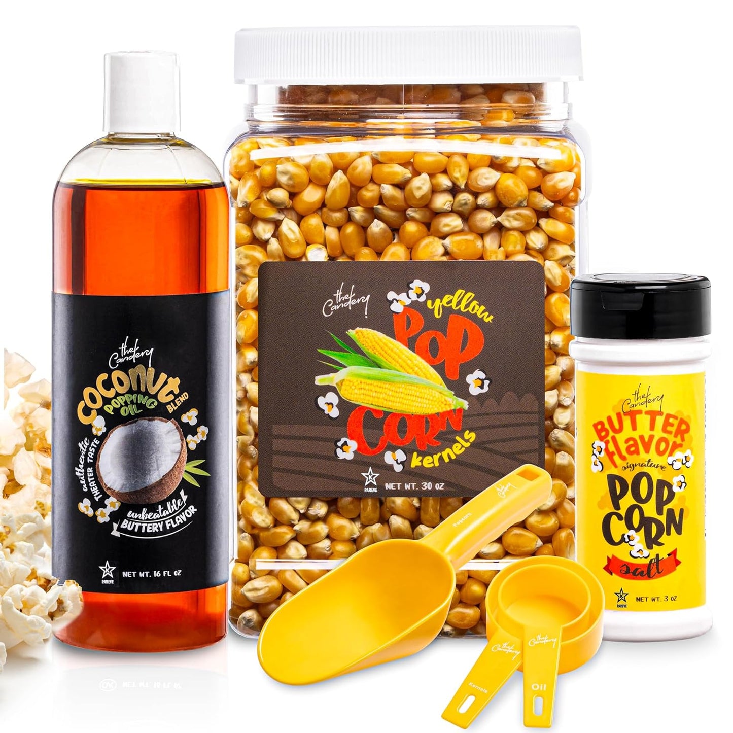 The Candery Movie Theater Popcorn Bundle - Perfect Popcorn Every Time!