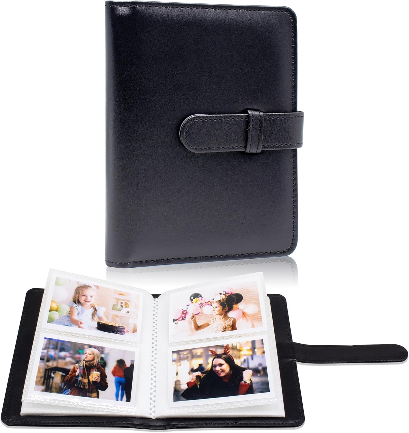 Organize Memories: 64-Pocket Mini Photo Album