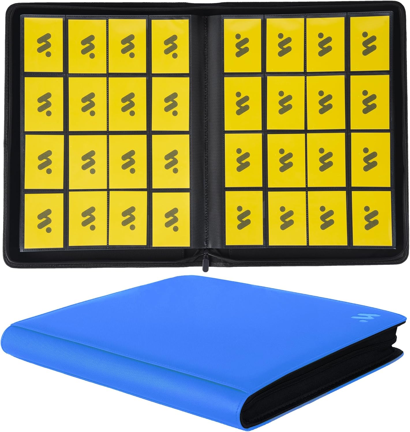 Premium 1000+ Pockets Card Binder for Trading Cards - Light Blue