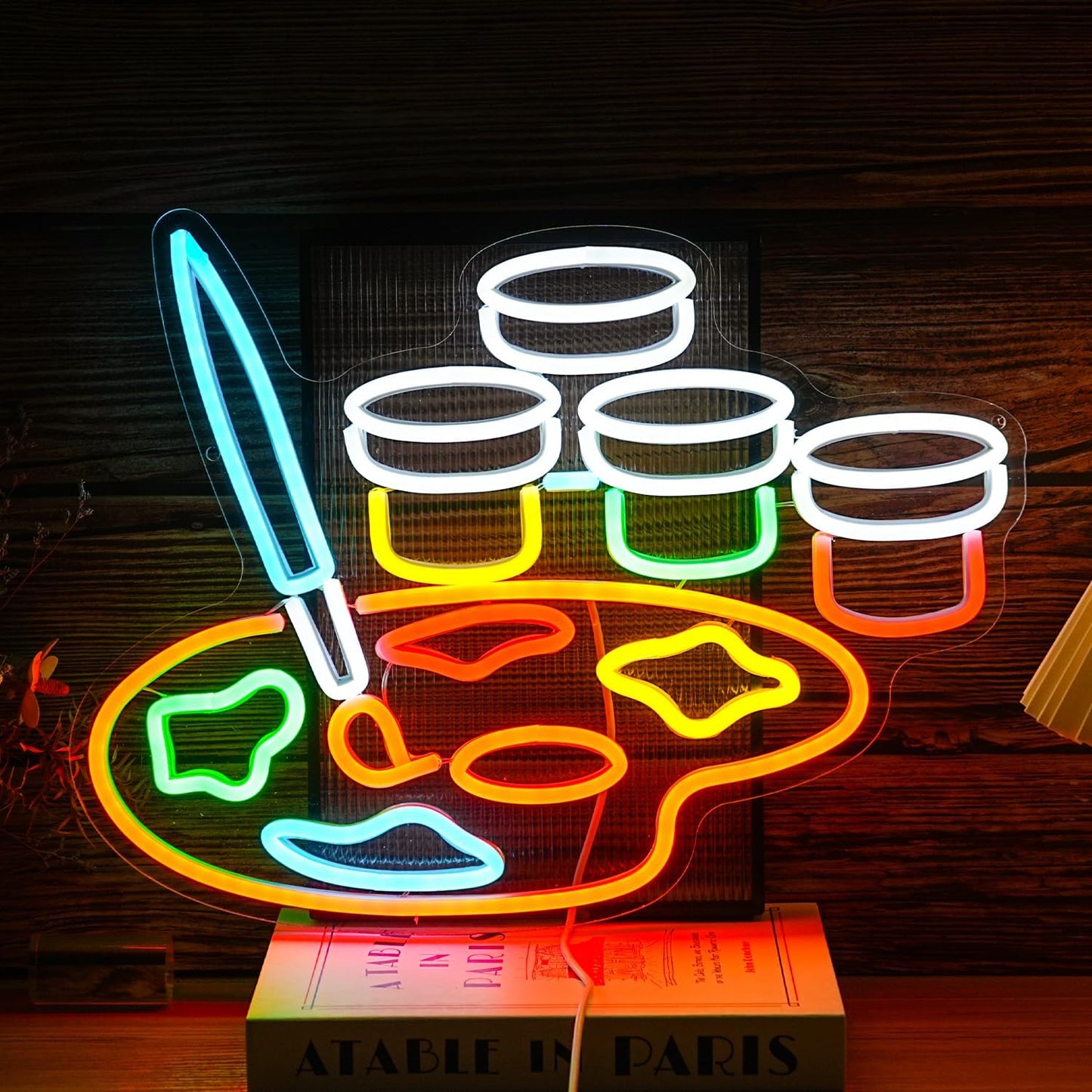 Paint Neon Sign Dimmable Light for Art Wall Decor and Studio
