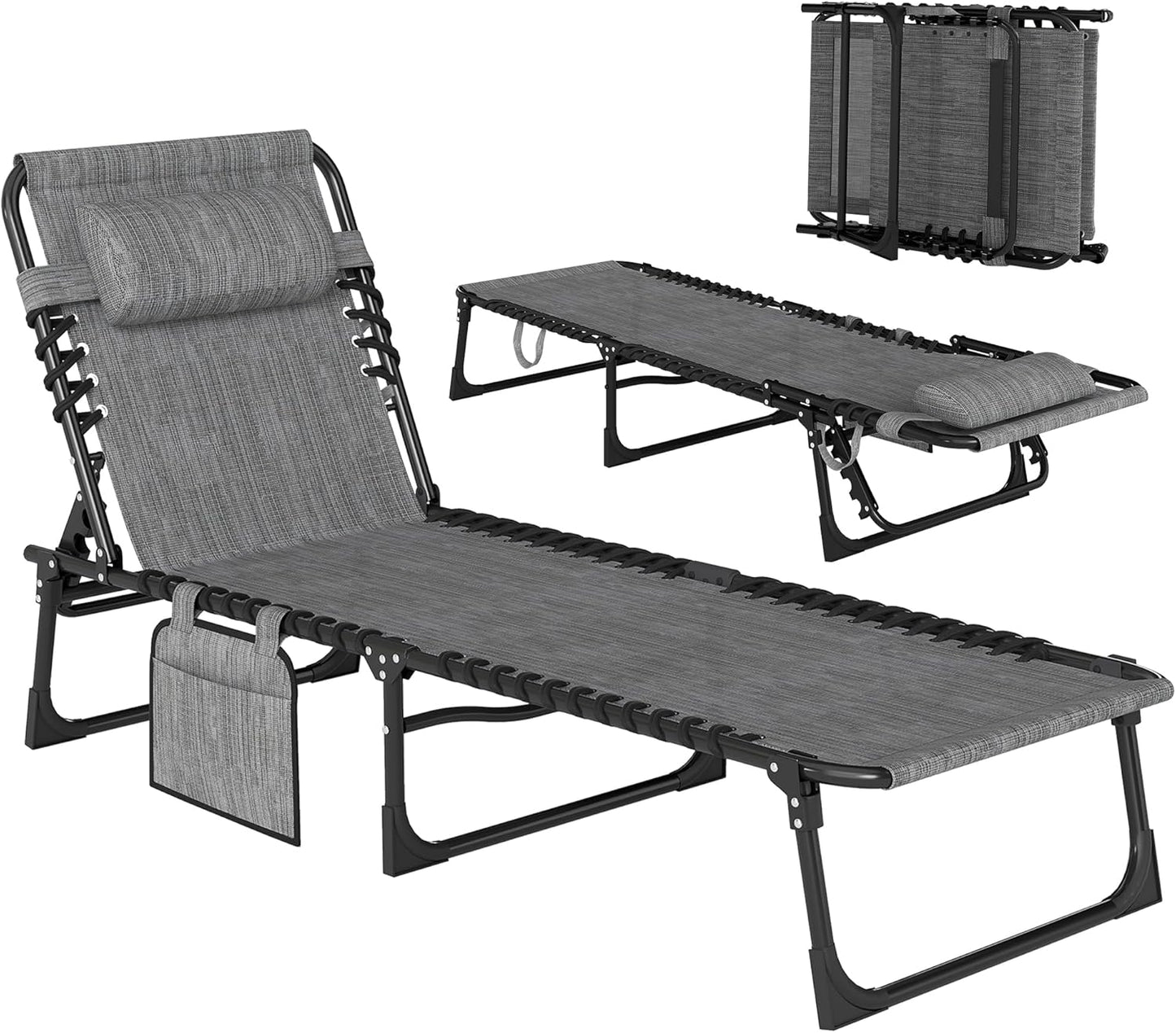 Outsunny Reclining Chaise Lounge Chair for Ultimate Relaxation