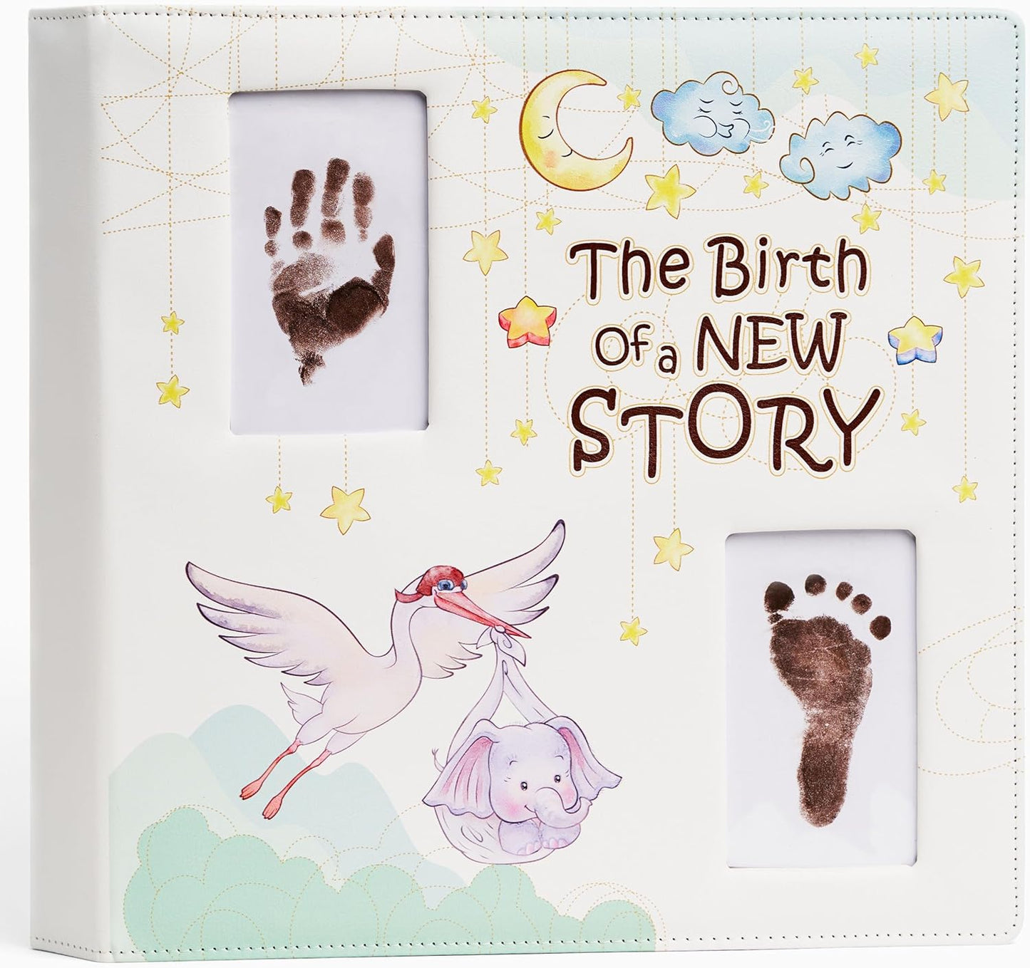 Timeless Leather Baby Memory Book