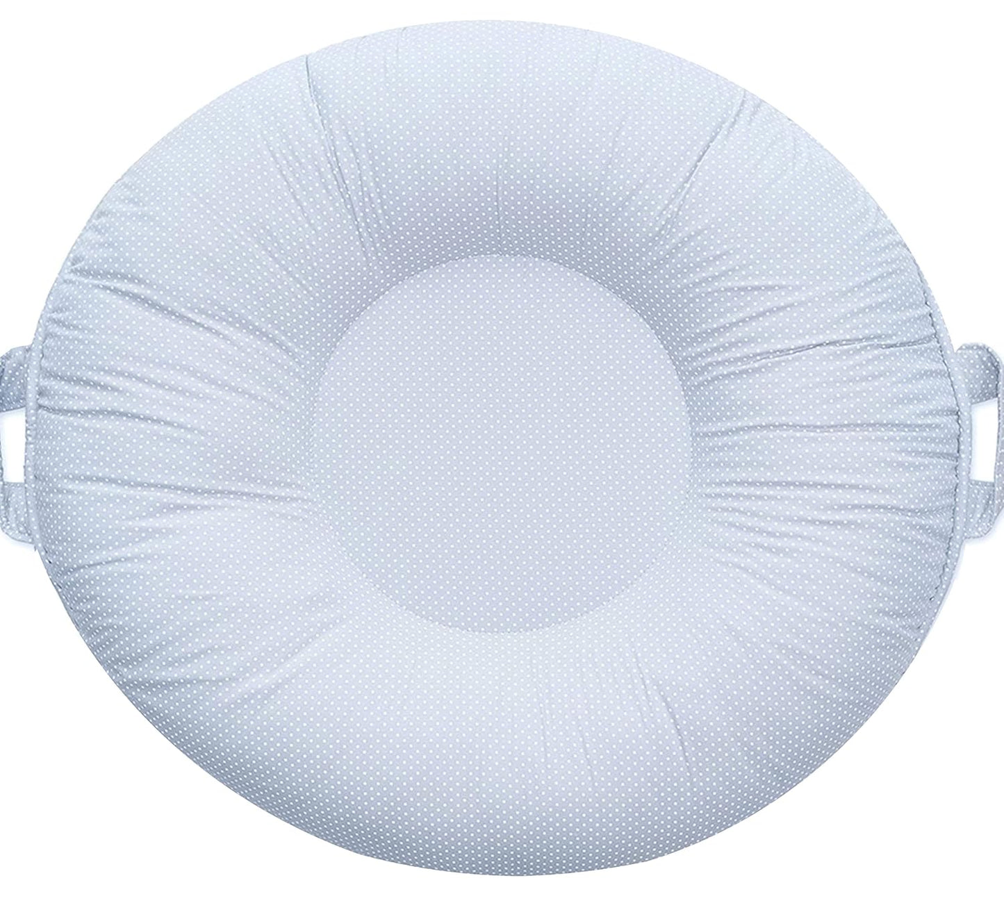 Pello Multi-use Luxe Baby Cushion: Play Mat & Lounger in Gray