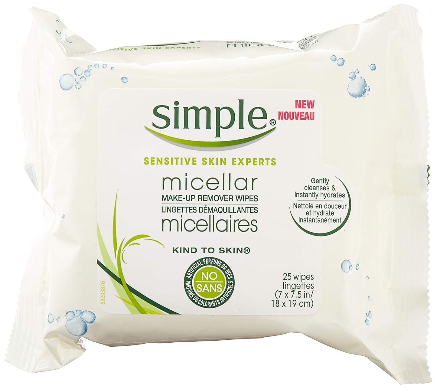 Simple Micellar Facial Wipes for Gentle Makeup Removal