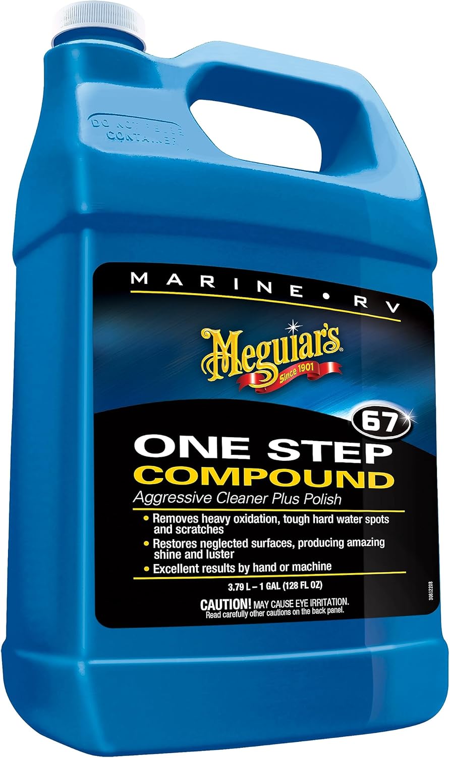 Meguiar's M6701 Marine/RV One Step Compound for Fiberglass
