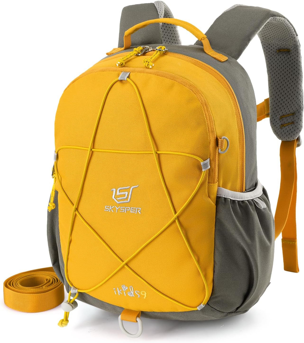 SKYSPER Yellow Toddler Backpack with Leash - Secure Outdoor Fun